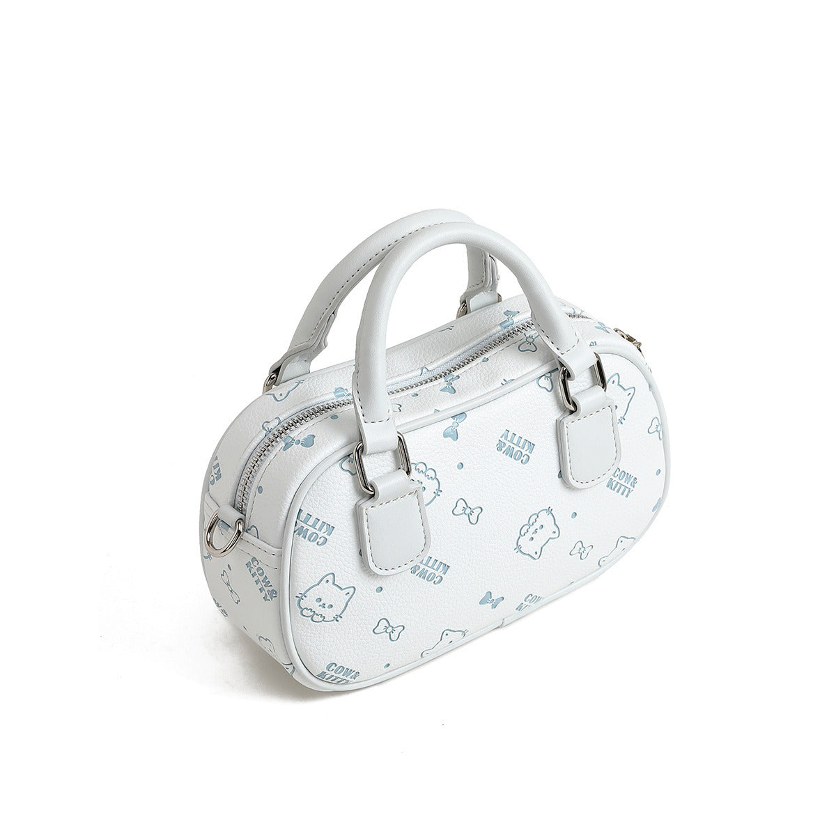 Sac à main bowling élégant imprimé tendance 2025 pour femme - Décontracté, polyvalent, haut de gamme, international, mignon
