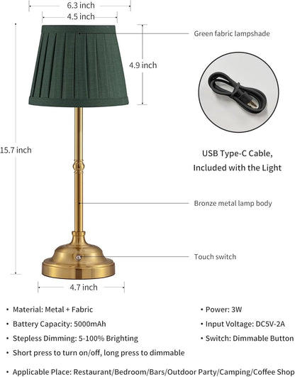 Retro LED Bedside Lamp