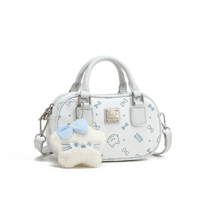 Elegante Bowling-Handtasche im neuen Stil 2025 – lässig, vielseitig, hochwertig, international tragbar, süß