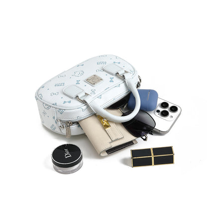 Elegante Bowling-Handtasche im neuen Stil 2025 – lässig, vielseitig, hochwertig, international tragbar, süß