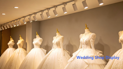 Wedding shop track light